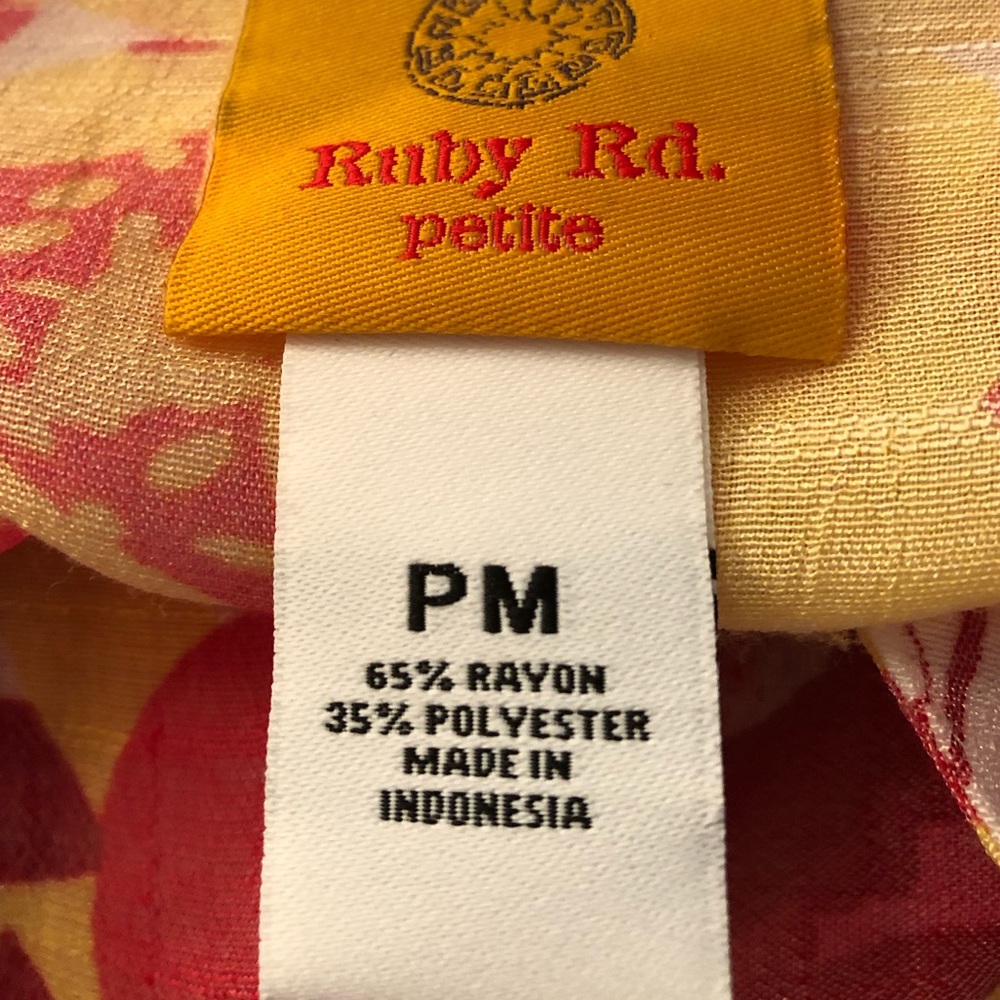 Ruby Rd Excellent Condition Long Sleeve Floral To… - image 2